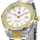 Tag Heuer Aquaracer Silver Dial Two Tone Steel Strap Watch for Women - WBD1120.BB0930 Authentic Buy Shop Now