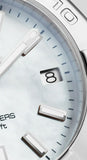Tag Heuer Aquaracer White Mother of Pearl Dial Silver Steel Strap Watch for Women - WBD1311.BA0740 Authentic Buy Shop Now