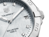 Tag Heuer Aquaracer Diamonds White Mother of Pearl Dial Silver Steel Strap Watch for Women - WBD1314.BA0740 Authentic Buy Shop Now