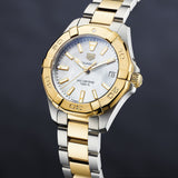 Tag Heuer Aquaracer Mother of Pearl Dial Two Tone Steel Strap Watch for Women - WBD1320.BB0320 Authentic Buy Shop Now