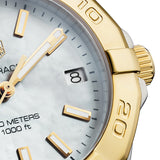 Tag Heuer Aquaracer Mother of Pearl Dial Two Tone Steel Strap Watch for Women - WBD1320.BB0320 Authentic Buy Shop Now