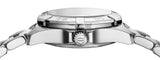 Tag Heuer Aquaracer Quartz Mother of Pearl White Dial Silver Steel Strap Watch for Women - WBD1411.BA0741 Authentic Buy Shop Now