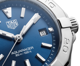 Tag Heuer Aquaracer Blue Dial Silver Steel Strap Watch for Women - WBD1412.BA0741 Authentic Buy Shop Now