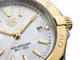 Tag Heuer Aquaracer Mother of Pearl Dial Two Tone Steel Strap Watch for Men - WBD1420.BB0321 Authentic Buy Shop Now