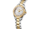 Tag Heuer Aquaracer Quartz Diamonds Mother of Pearl Dial Two Tone Steel Strap Watch for Women - WBD1423.BB0321 Authentic Buy Shop Now
