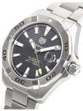 Tag Heuer Aquaracer Calibre 5 Grey Dial Silver Steel Strap Watch for Men - WBD2113.BA0928 Authentic Buy Shop Now