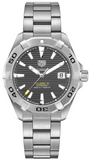 Tag Heuer Aquaracer Calibre 5 Grey Dial Silver Steel Strap Watch for Men - WBD2113.BA0928 Authentic Buy Shop Now