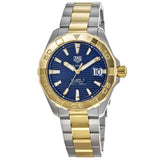 Tag Heuer Aquaracer Calibre 5 Blue Dial Two Tone Steel Strap Watch for Women - WBD2120.BB0930 Authentic Buy Shop Now