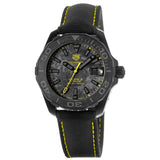 Tag Heuer Aquaracer Calibre 5 Black NATO Strap Carbon Dial Watch for Men - WBD218B.FC6446 Authentic Buy Shop Now