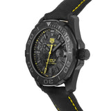 Tag Heuer Aquaracer Calibre 5 Black NATO Strap Carbon Dial Watch for Men - WBD218B.FC6446 Authentic Buy Shop Now