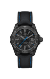 Tag Heuer Aquaracer Calibre 5 Black Nylon Strap Carbon Dial Watch for Men - WBD218C.FC6447 Authentic Buy Shop Now