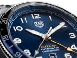Tag Heuer Autavia Cosc GMT Automatic Blue Dial Silver Steel Strap Watch for Men - WBE511A.BA0650 Authentic Buy Shop Now