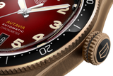 Tag Heuer Autavia Maroon Dial Watch for Men - WBE5193.FC8300 Authentic Buy Shop Now