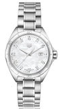 Tag Heuer Formula 1 White Mother of Pearl Dial Silver Steel Strap Watch for Women - WBJ1319.BA0666 Authentic Buy Shop Now
