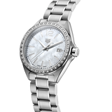 Tag Heuer Formula 1 Quartz Diamonds Mother of Pearl Dial Silver Steel Strap Watch for Women - WBJ131A.BA0666 Authentic Buy Shop Now