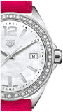 Tag Heuer Formula 1 Quartz Mother of Pearl Dial Pink Leather Strap Watch for Women - WBJ131A.FC8252 Authentic Buy Shop Now
