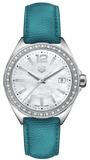 Tag Heuer Formula 1 Quartz Diamonds Mother of Pearl Dial Blue Leather Strap Watch for Women - WBJ131A.FC8256 Authentic Buy Shop Now