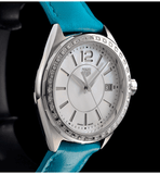 Tag Heuer Formula 1 Quartz Diamonds Mother of Pearl Dial Blue Leather Strap Watch for Women - WBJ131A.FC8256 Authentic Buy Shop Now
