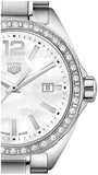 Tag Heuer Formula 1 Diamonds Mother of Pearl White Dial Silver Steel Strap Watch for Women - WBJ141A.BA0664 Authentic Buy Shop Now