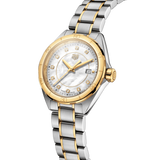 Tag Heuer Formula 1 Diamonds Mother of Pearl White Dial Two Tone Steel Strap Watch for Women - WBJ1421.BB0648 Authentic Buy Shop Now