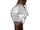 Tag Heuer Carrera Day Date Silver Dial Brown Leather Strap Watch for Men - WBN2011.FC6484 Authentic Buy Shop Now