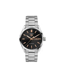 Tag Heuer Carrera Day Date Black Dial Silver Steel Strap Watch for Men - WBN2013.BA0640 Authentic Buy Shop Now