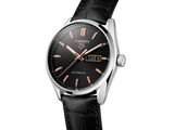 Tag Heuer Carrera Day Date Black Dial Black Leather Strap Watch for Men - WBN2013.FC6503 Authentic Buy Shop Now