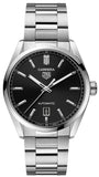 Tag Heuer Carrera Date Black Dial Silver Steel Strap Watch for Men - WBN2110.BA0639 Authentic Buy Shop Now