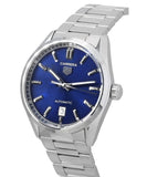 Tag Heuer Carrera Date Blue Dial Silver Steel Strap Watch for Men - WBN2112.BA0639 Authentic Buy Shop Now