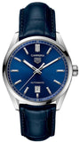 Tag Heuer Carrera Date Blue Dial Blue Leather Strap Watch for Men - WBN2112.FC6504 Authentic Buy Shop Now