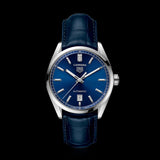 Tag Heuer Carrera Date Blue Dial Blue Leather Strap Watch for Men - WBN2112.FC6504 Authentic Buy Shop Now