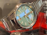 Tag Heuer Carrera Date Automatic 18K Green Dial Silver Steel Strap Watch for Women - WBN2312.BA0001 Authentic Buy Shop Now