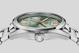 Tag Heuer Carrera Date Automatic 18K Green Dial Silver Steel Strap Watch for Women - WBN2312.BA0001 Authentic Buy Shop Now