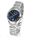 Tag Heuer Carrera Diamonds Blue Dial Silver Steel Strap Watch for Women - WBN2413.BA0621 Authentic Buy Shop Now
