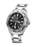 Tag Heuer Aquaracer Professional 200 Quartz Black Dial Silver Steel Strap Watch for Men - WBP1110.BA0627 Authentic Buy Shop Now