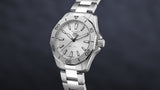 Tag Heuer Aquaracer Professional 200 Quartz Silver Dial Silver Steel Strap Watch for Men - WBP1111.BA0627 Authentic Buy Shop Now