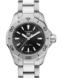Tag Heuer Aquaracer Professional 200 Quartz Black Dial Silver Steel Strap Watch for Women - WBP1410.BA0622 Authentic Buy Shop Now