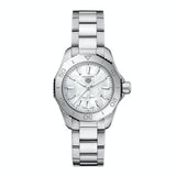 Tag Heuer Aquaracer Professional 200 Quartz Mother of Pearl Dial Silver Steel Strap Watch for Women - WBP1418.BA0622 Authentic Buy Shop Now