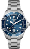 Tag Heuer Aquaracer Professional 300 Automatic Blue Dial Silver Steel Strap Watch for Men - WBP201B.BA0632 Authentic Buy Shop Now