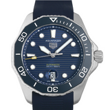 Tag Heuer Aquaracer Professional 300 Automatic Blue Dial Blue Rubber Strap Watch for Men - WBP201B.FT6198 Authentic Buy Shop Now