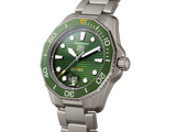 Tag Heuer Aquaracer Professional 300 Automatic Green Dial Silver Steel Strap Watch for Men - WBP208B.BF0631 Authentic Buy Shop Now