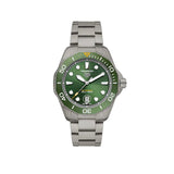 Tag Heuer Aquaracer Professional 300 Automatic Green Dial Silver Steel Strap Watch for Men - WBP208B.BF0631 Authentic Buy Shop Now