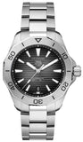 Tag Heuer Aquaracer Professional 200 Automatic Black Dial Silver Steel Strap Watch for Men - WBP2110.BA0627 Authentic Buy Shop Now