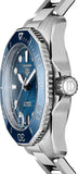 Tag Heuer Aquaracer Professional 300 Automatic Diamonds Blue Dial Silver Steel Strap Watch for Women - WBP231B.BA0618 Authentic Buy Shop Now
