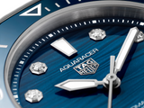 Tag Heuer Aquaracer Professional 300 Automatic Diamonds Blue Dial Silver Steel Strap Watch for Women - WBP231B.BA0618 Authentic Buy Shop Now