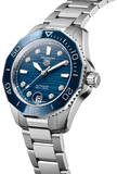 Tag Heuer Aquaracer Professional 300 Automatic Diamonds Blue Dial Silver Steel Strap Watch for Women - WBP231B.BA0618 Authentic Buy Shop Now