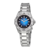 Tag Heuer Aquaracer Professional 200 Automatic Diamond Blue Dial Silver Steel Strap Watch for Women - WBP2411.BA0622 Authentic Buy Shop Now