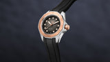 Tag Heuer Aquaracer Professional 200 Automatic Diamonds Black Dial Black Rubber Strap Watch for Women - WBP2451.FT6200 Authentic Buy Shop Now