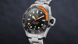 Tag Heuer Aquaracer Professional 1000 Superdiver Automatic Black Dial Silver Steel Strap Watch for Men - WBP5A8A.BF0619 Authentic Buy Shop Now