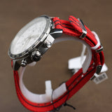 Tissot Quickster Chronograph NBA Chicago Bulls White Dial Red NATO Strap Watch For Men - T095.417.17.037.04 Authentic Buy Shop Now